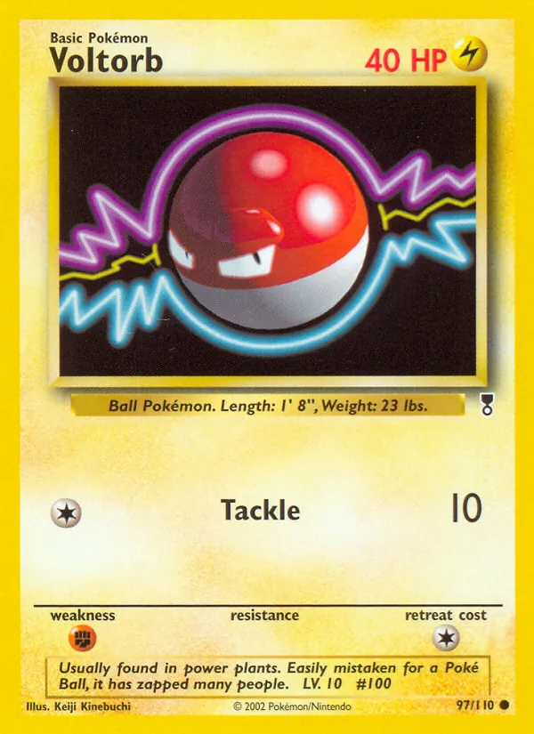 Voltorb #97 – Legendary Collection card