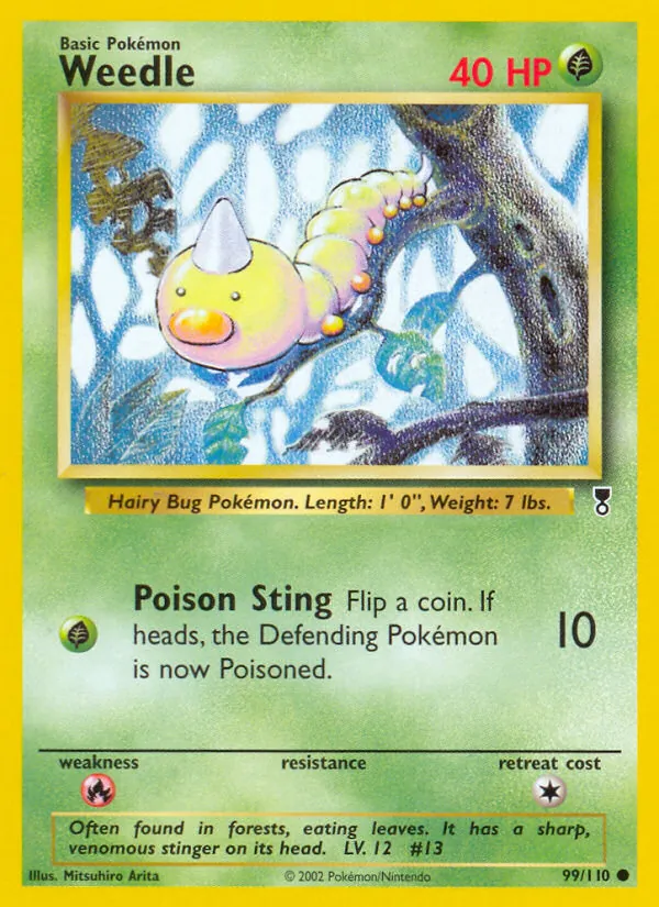 Weedle #99 – Legendary Collection card