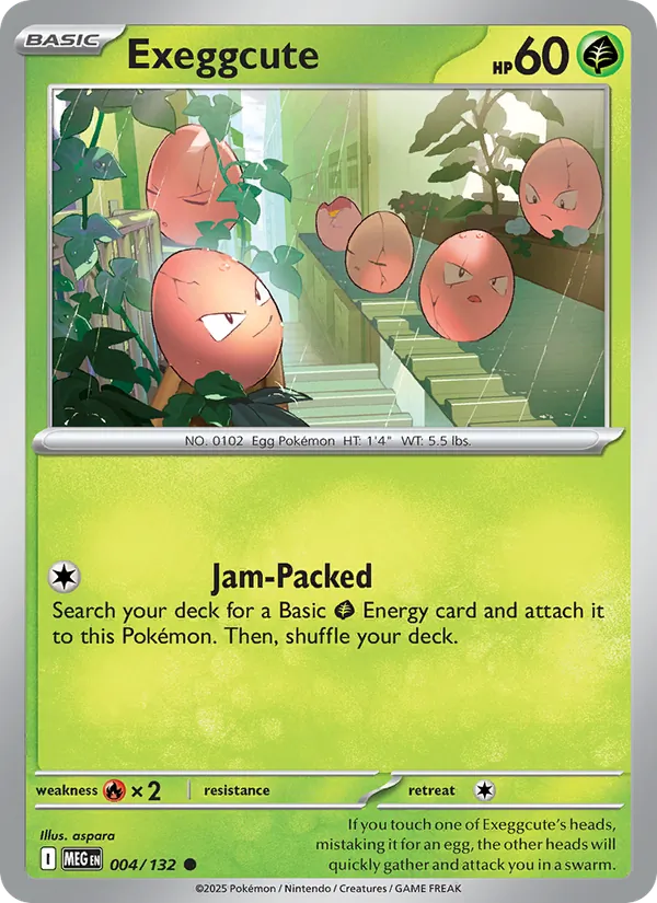 Exeggcute #004 – Mega Evolution card