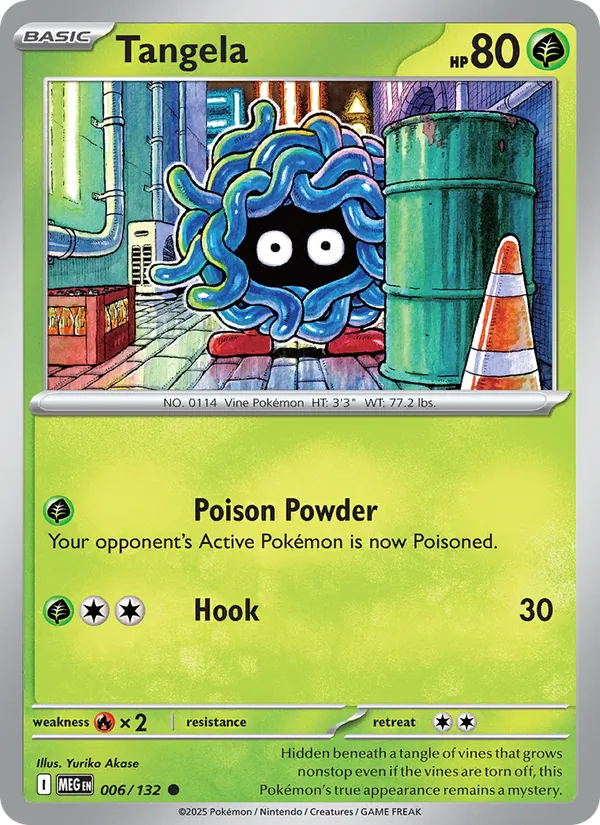 Tangela #006 – Mega Evolution card