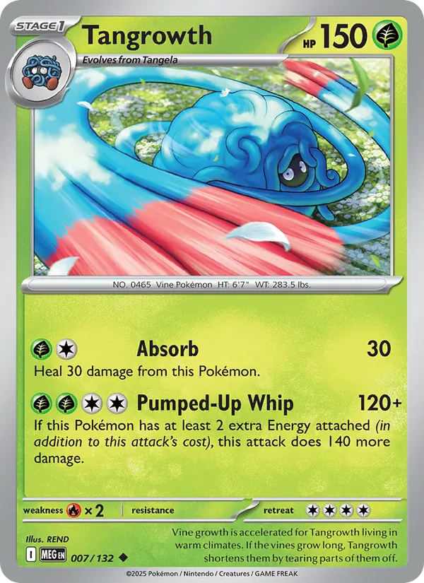 Tangrowth #007 – Mega Evolution card