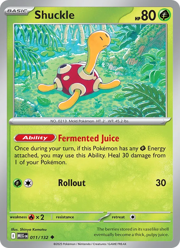 Shuckle #011 – Mega Evolution card