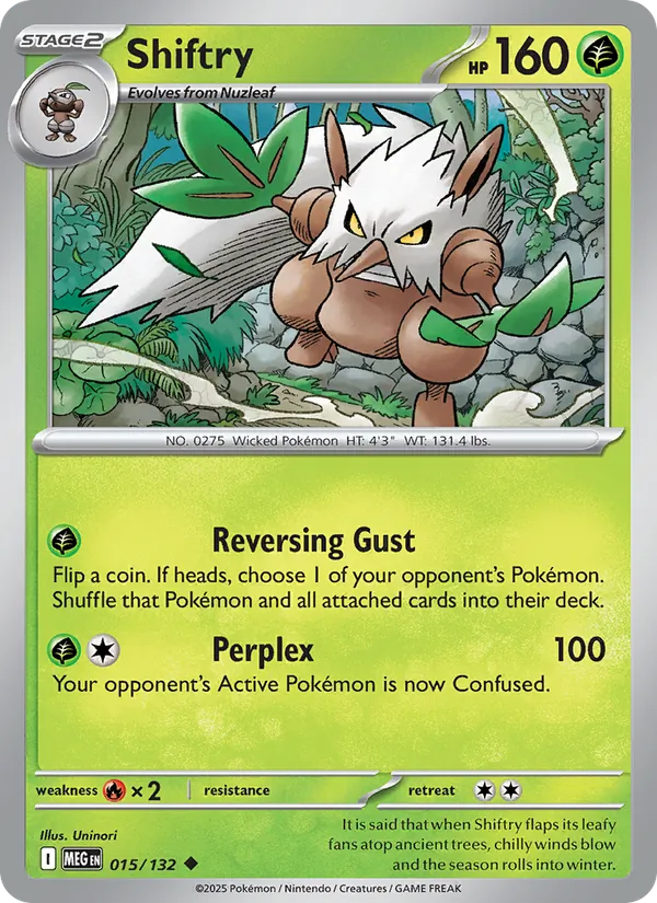 Shiftry #015 – Mega Evolution card