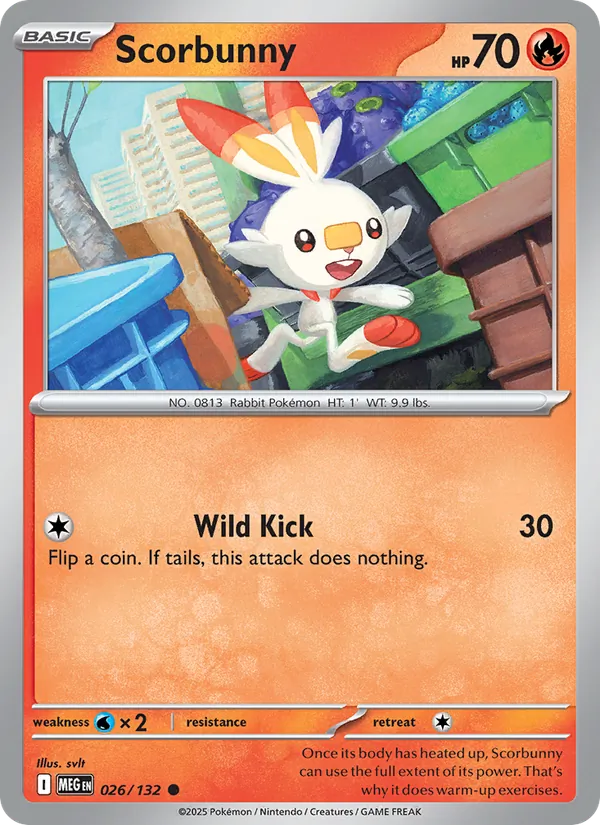 Scorbunny #026 – Mega Evolution card