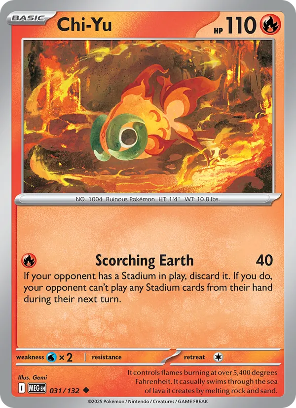Chi-Yu #031 – Mega Evolution card