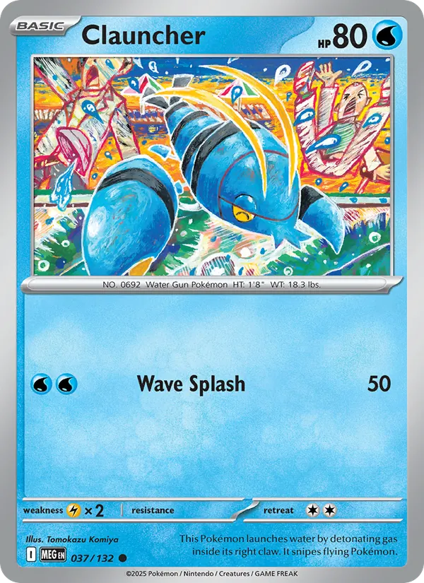 Clauncher #037 – Mega Evolution card