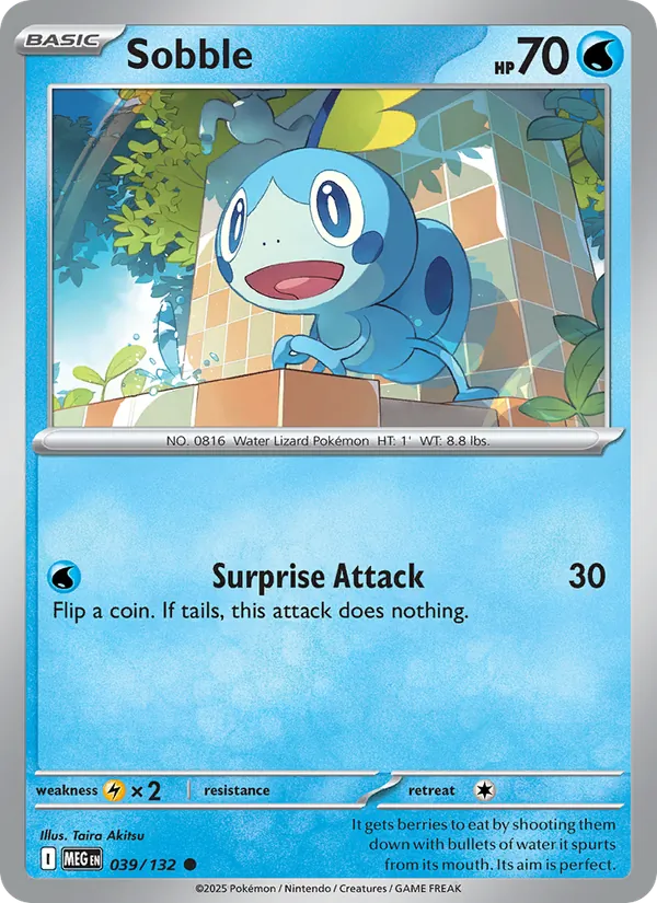 Sobble #039 – Mega Evolution card