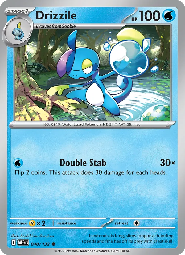 Drizzile #040 – Mega Evolution card