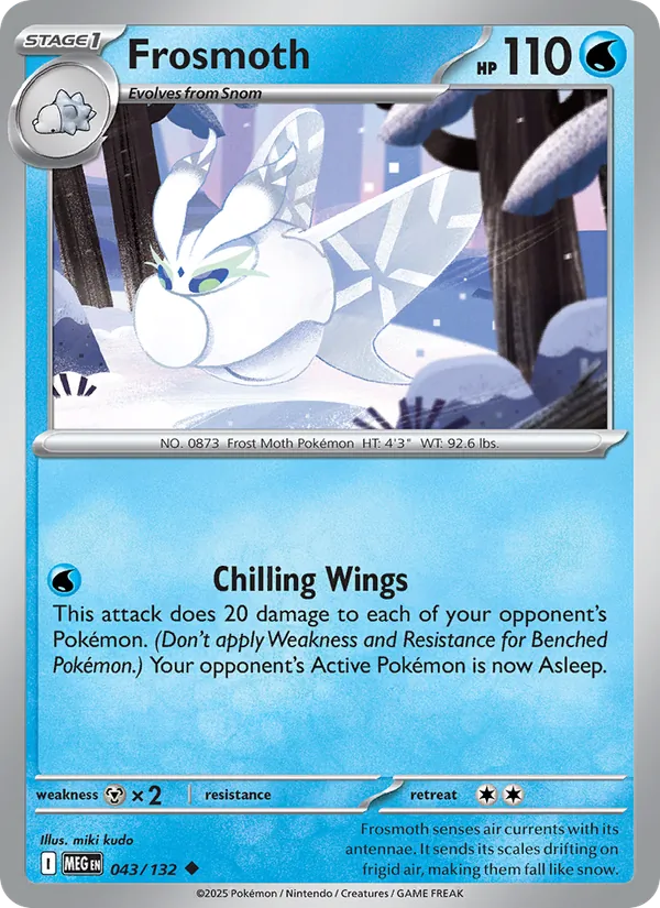 Frosmoth #043 – Mega Evolution card