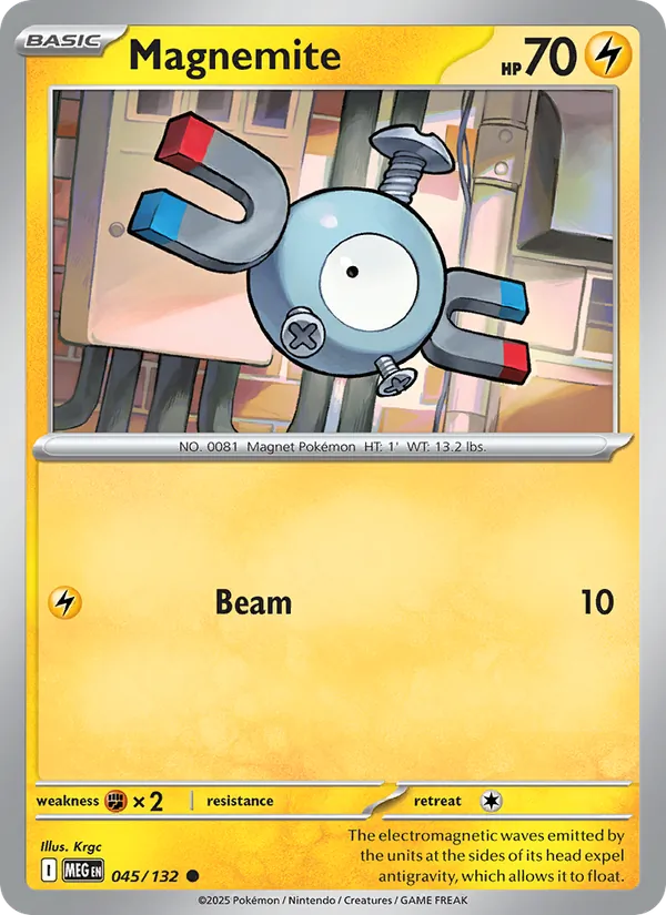 Magnemite #045 – Mega Evolution card