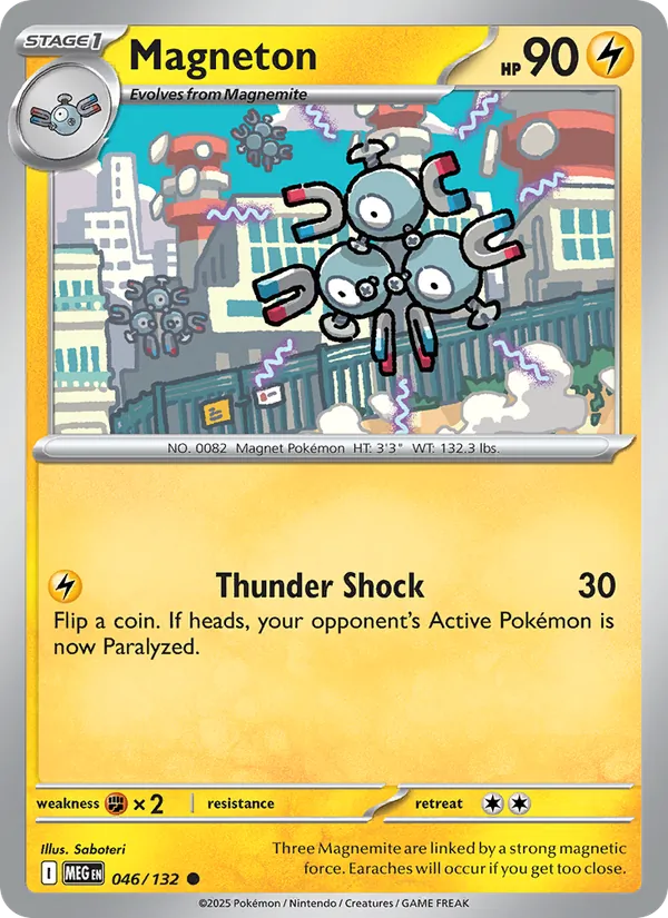 Magneton #046 – Mega Evolution card