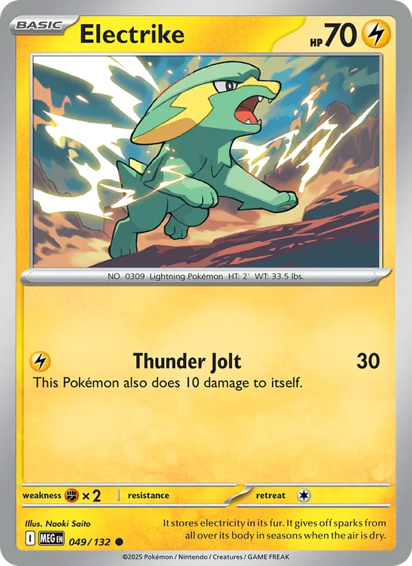 Electrike #049 – Mega Evolution card