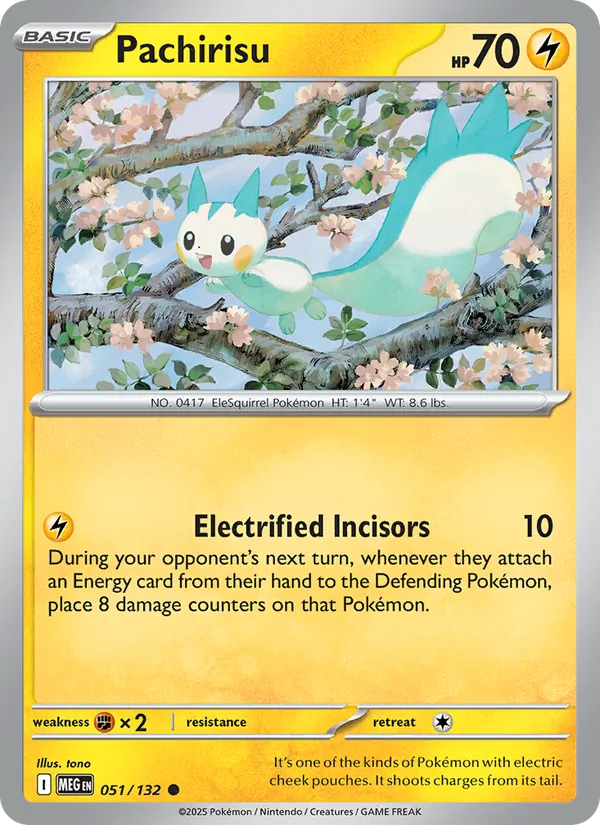 Pachirisu #051 – Mega Evolution card
