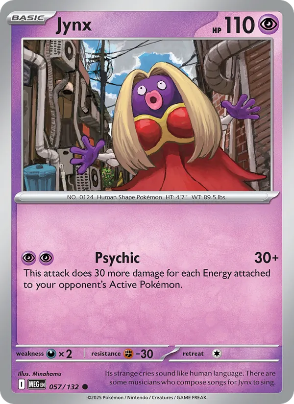Jynx #057 – Mega Evolution card