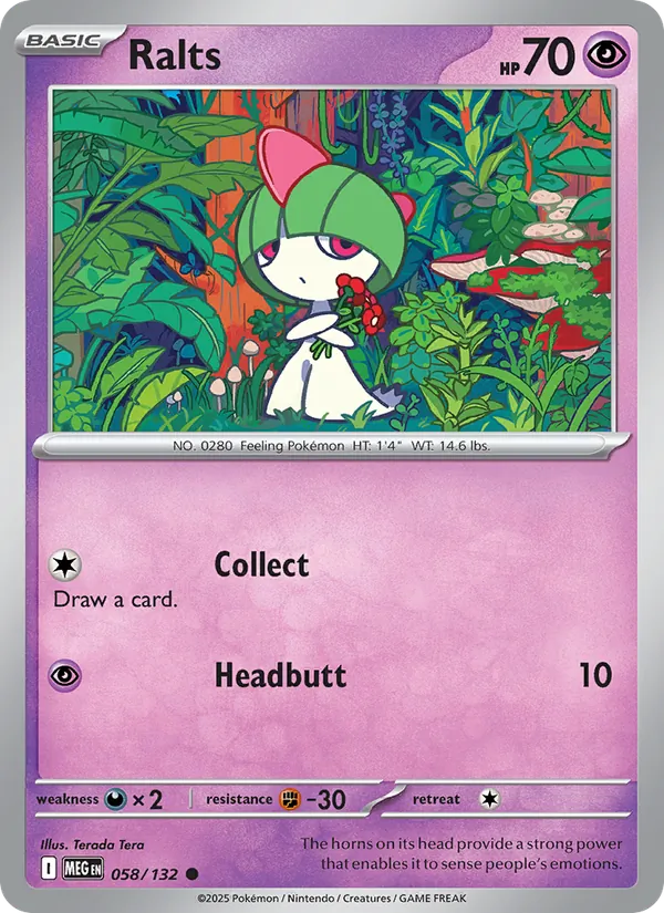 Ralts #058 – Mega Evolution card