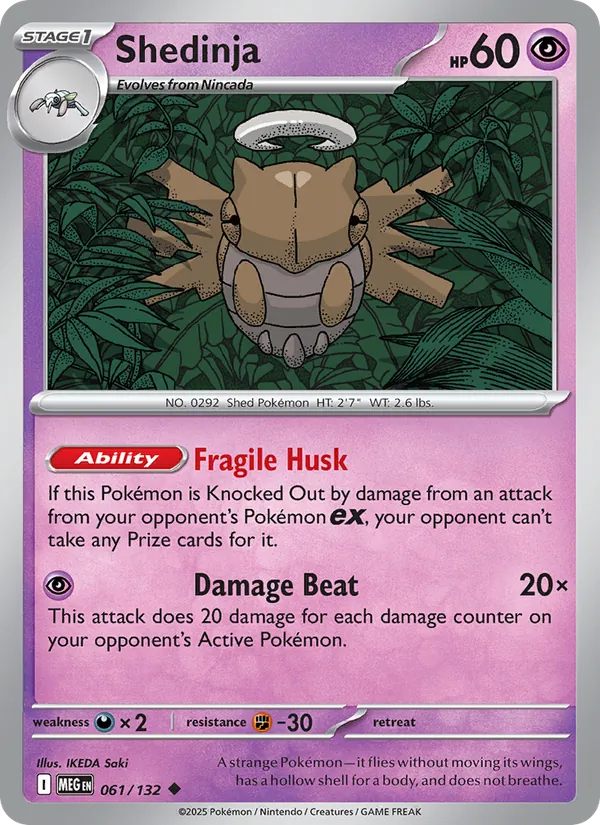 Shedinja #061 – Mega Evolution card