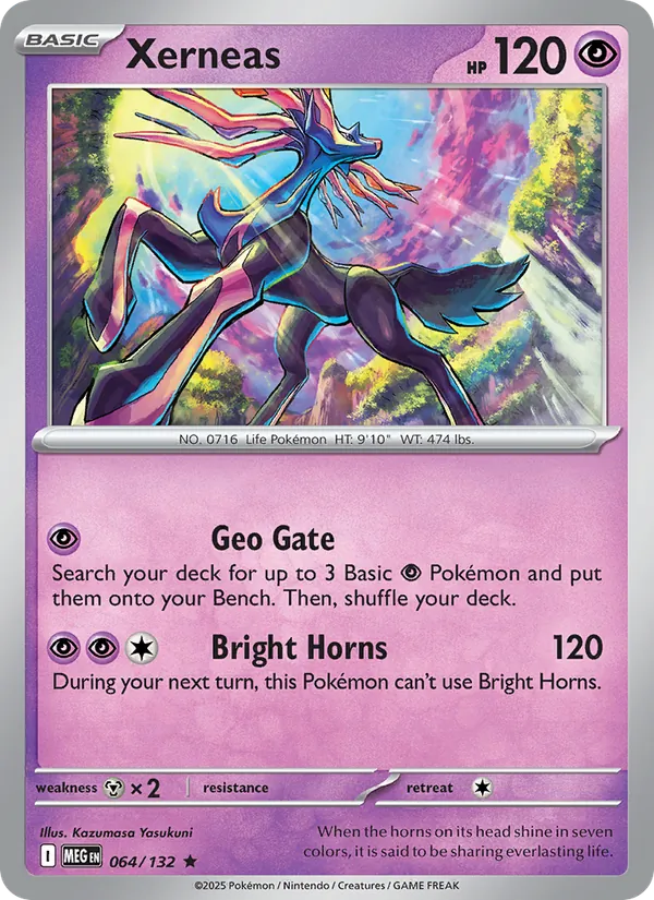 Xerneas #064 – Mega Evolution card