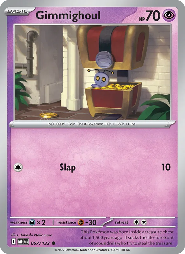Gimmighoul #067 – Mega Evolution card