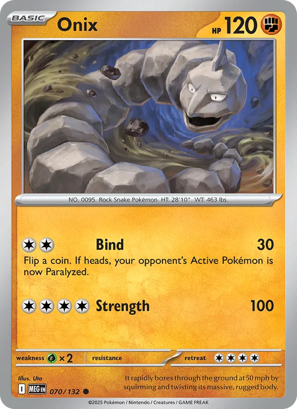 Onix #070 – Mega Evolution card
