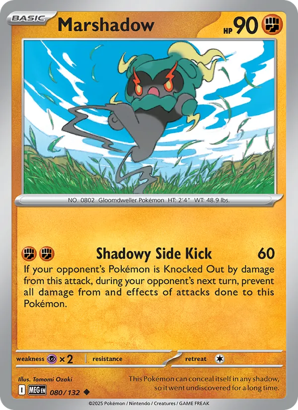 Marshadow #080 – Mega Evolution card