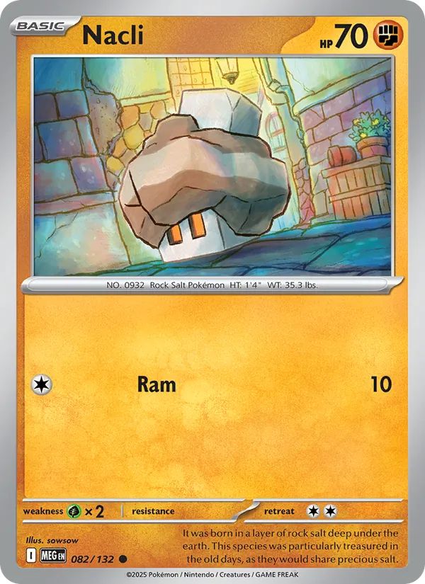 Nacli #082 – Mega Evolution card