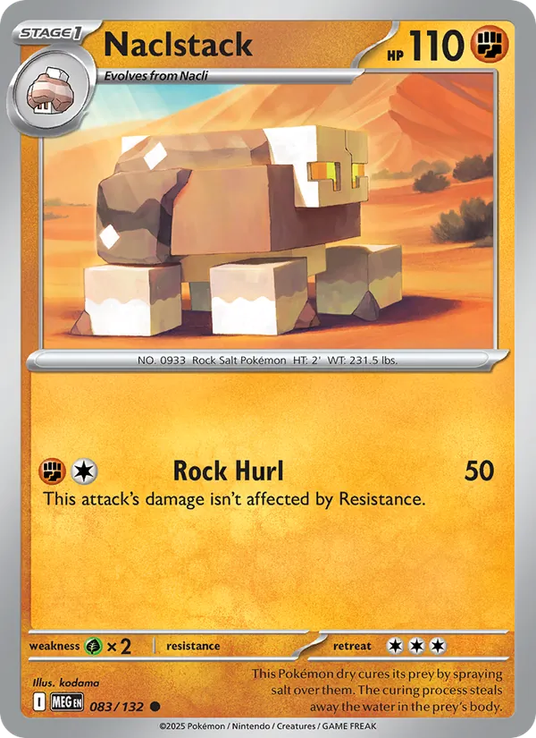 Naclstack #083 – Mega Evolution card