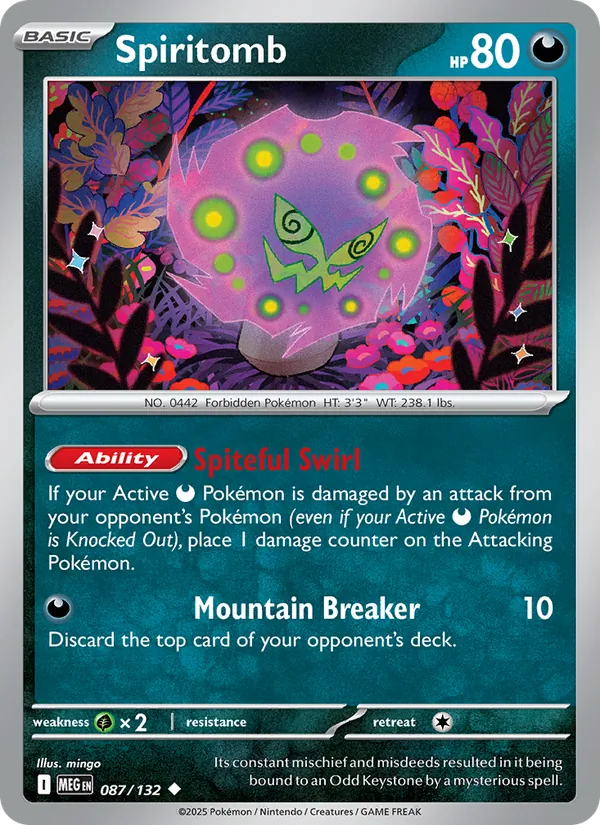 Spiritomb #087 – Mega Evolution card