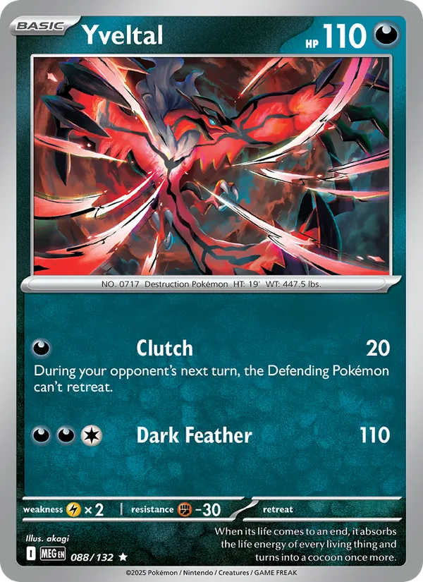 Yveltal #088 – Mega Evolution card