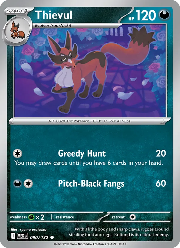 Thievul #090 – Mega Evolution card