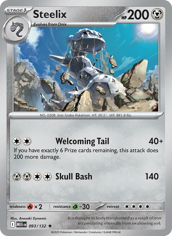 Steelix #093 – Mega Evolution card