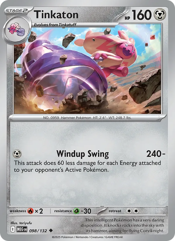 Tinkaton #098 – Mega Evolution card