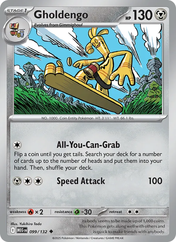 Gholdengo #099 – Mega Evolution card