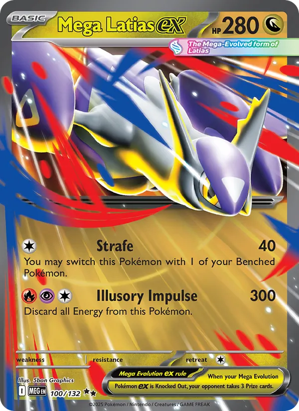 Mega Latias ex #100 – Mega Evolution card