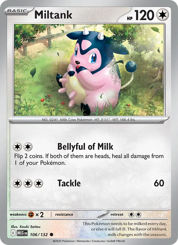 Miltank #106 – Mega Evolution card