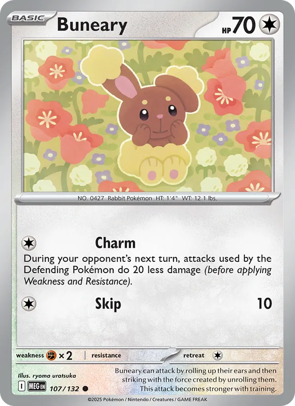 Buneary #107 – Mega Evolution card