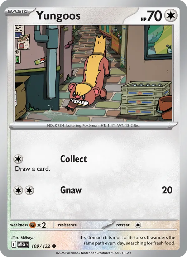 Yungoos #109 – Mega Evolution card