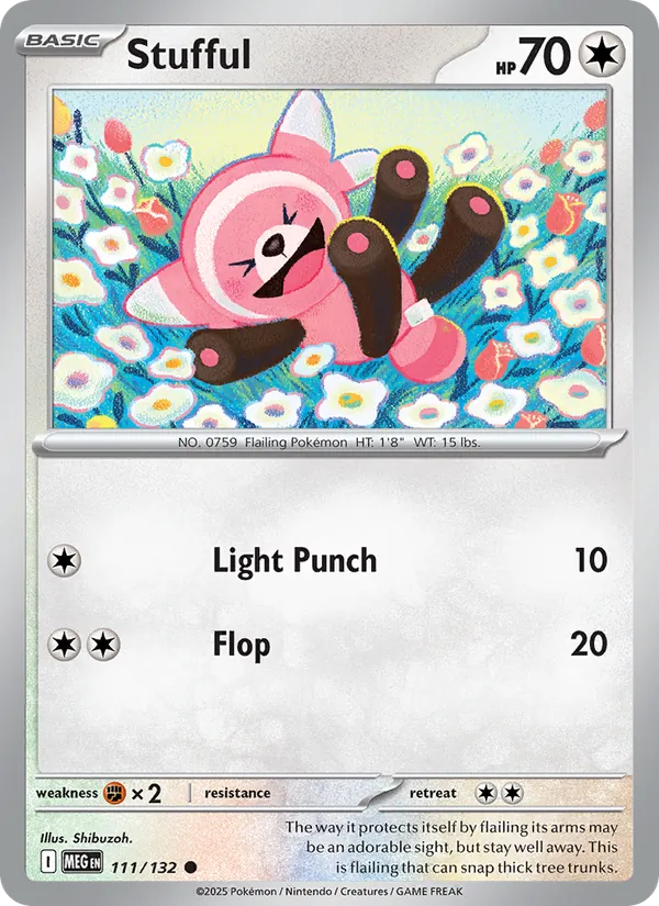 Stufful #111 – Mega Evolution card