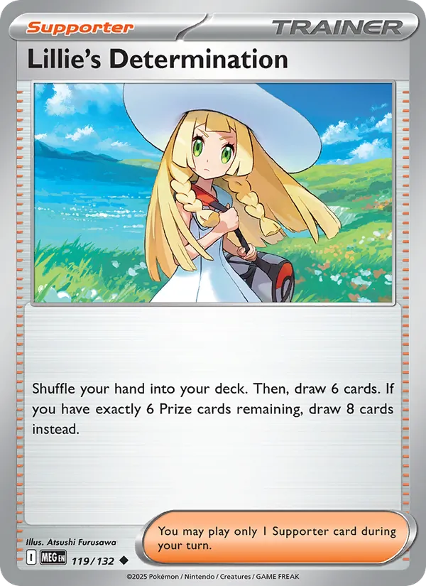 Lillie's Determination #119 – Mega Evolution card