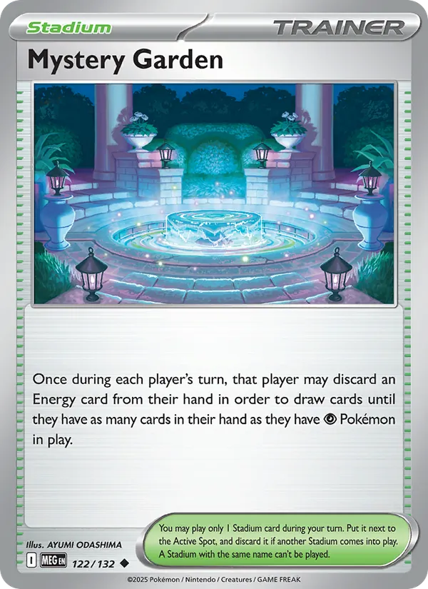 Mystery Garden #122 – Mega Evolution card