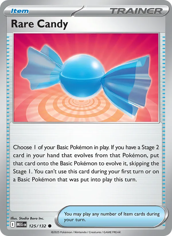 Rare Candy #125 – Mega Evolution card