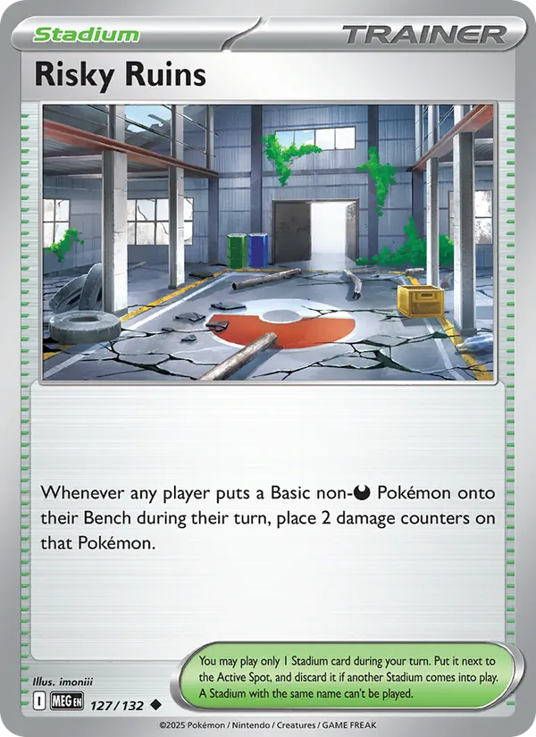 Risky Ruins #127 – Mega Evolution card