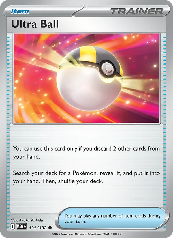 Ultra Ball #131 – Mega Evolution card