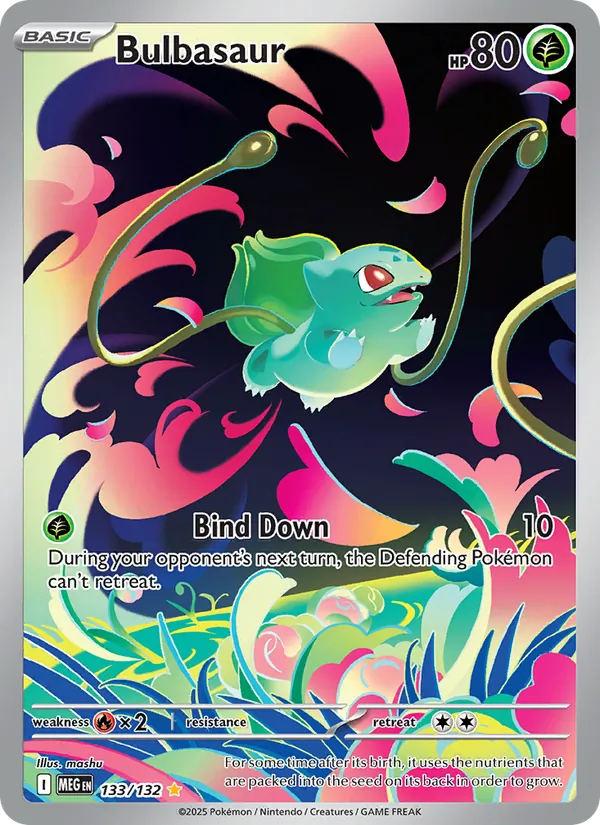 Bulbasaur #133 – Mega Evolution card