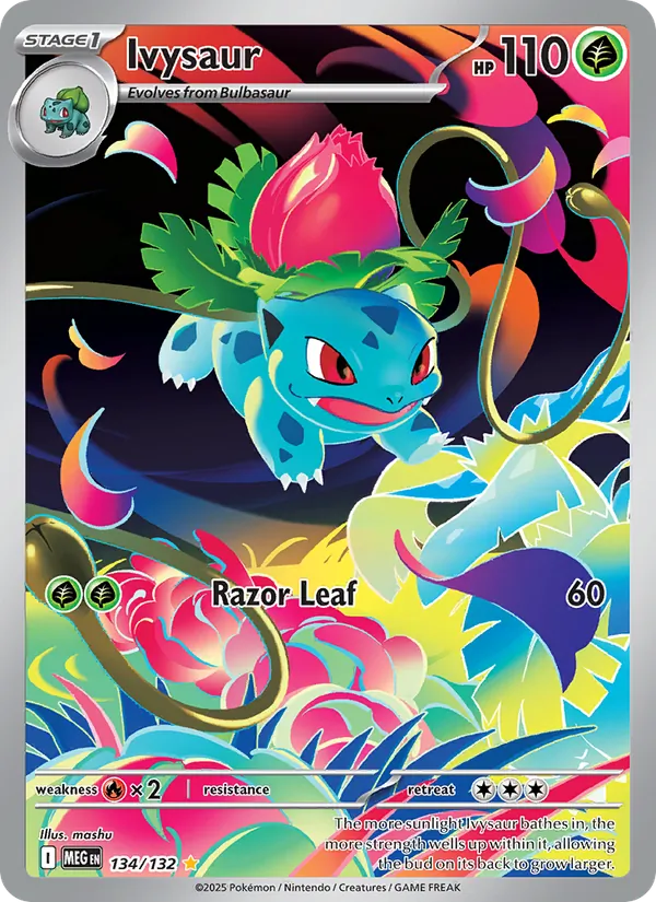 Ivysaur #134 – Mega Evolution card