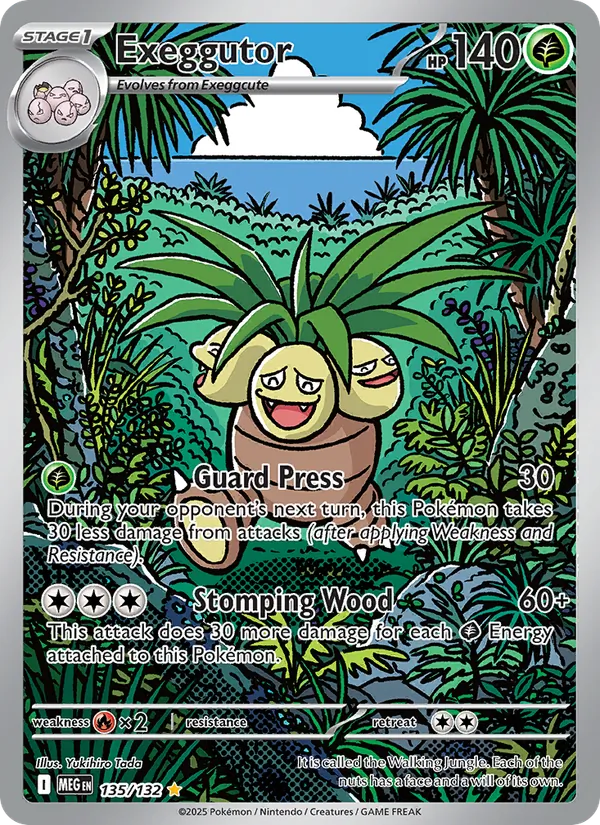 Exeggutor #135 – Mega Evolution card
