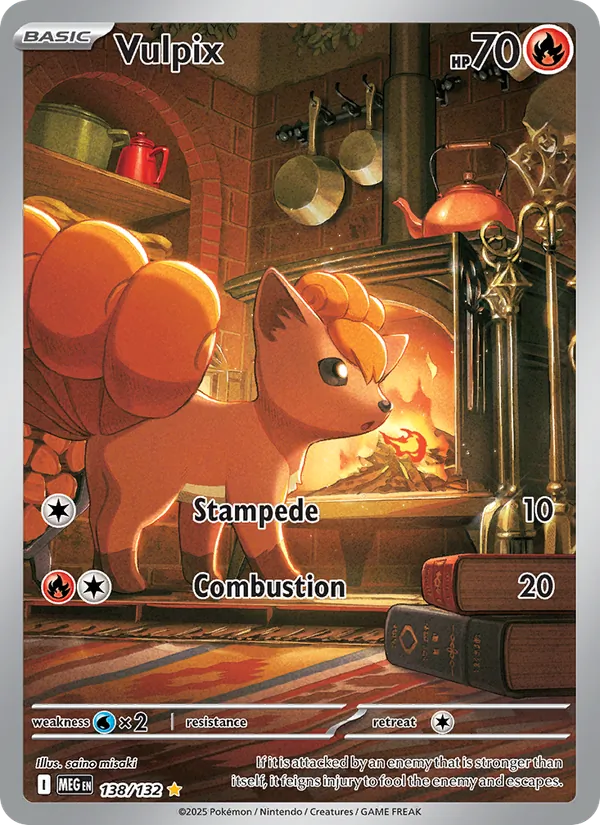 Vulpix #138 – Mega Evolution card