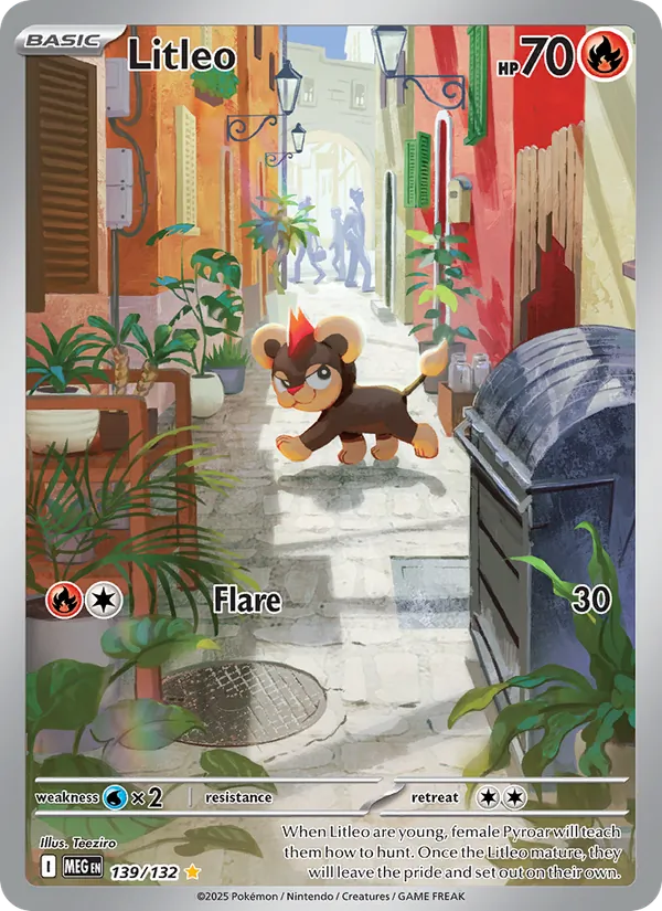 Litleo #139 – Mega Evolution card
