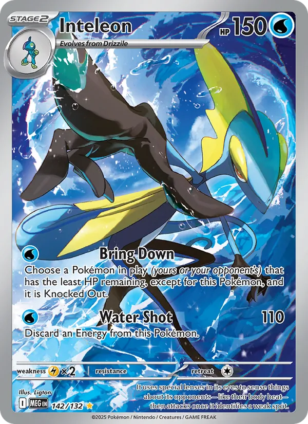 Inteleon #142 – Mega Evolution card