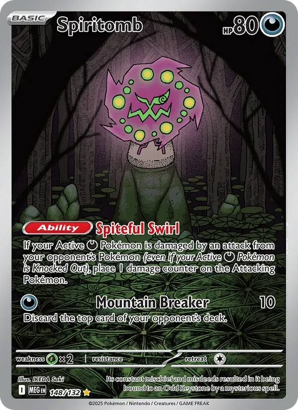 Spiritomb #148 – Mega Evolution card