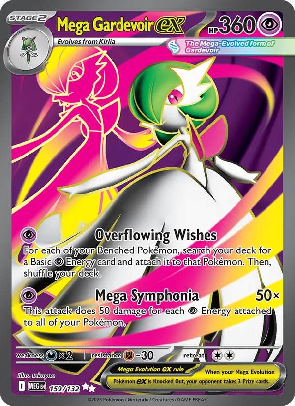 Mega Gardevoir ex #159 – Mega Evolution card